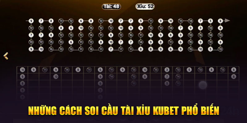 Những cách soi cầu tài xỉu kubet phổ biến